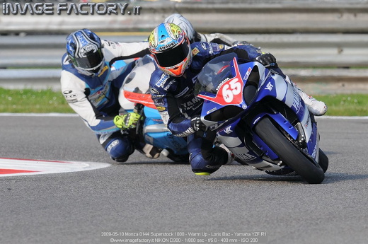 2009-05-10 Monza 0144 Superstock 1000 - Warm Up - Loris Baz - Yamaha YZF R1